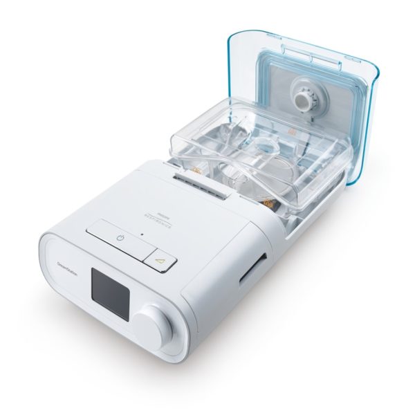 Philips Respironics Dreamstation auto cpap sleep apnea machine with humidifer open