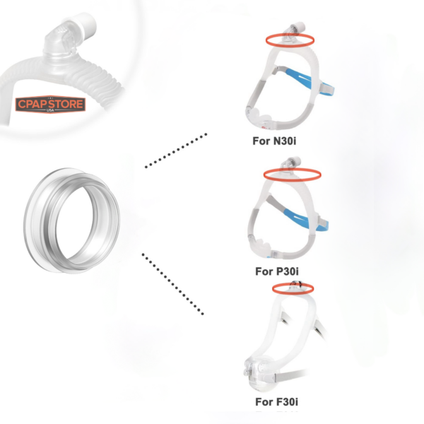 Replacement-RING-for-Elbow-Swivel-Connector-ResMed-AirFit-F30i-P30i-N30i-CPAP-bipap-Mask-cpap-store-usa