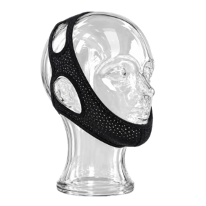 Mesh-black-chinstrap-snoring-cpap-store-dallas-fort-worth-texas